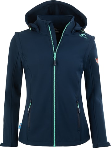 Westfjord 2in1-Softshelljacke "Eldfjall" in Dunkelblau