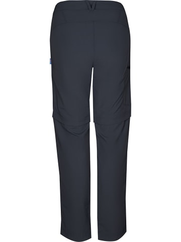 Westfjord Spodnie trekkingowe Zipp-Off "Skogar" w kolorze antracytowym