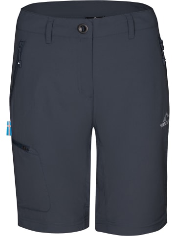 Westfjord Spodnie trekkingowe Zipp-Off "Skogar" w kolorze antracytowym