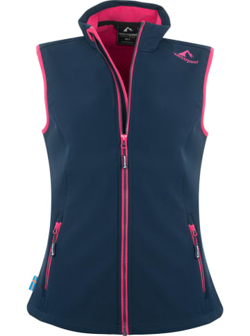 Westfjord Softshellbodywarmer "Eldfjall" donkerblauw