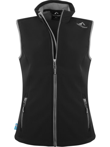 Westfjord Softshellbodywarmer "Eldfjall" zwart