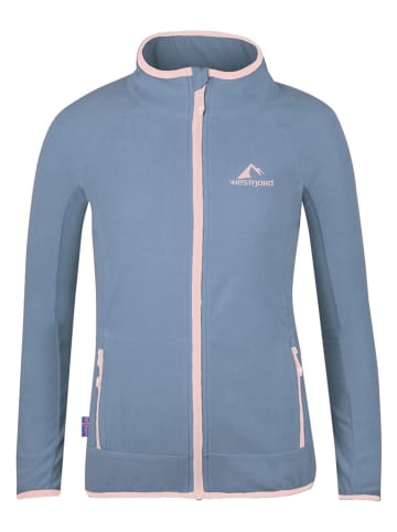 Westfjord Fleece vest "Reynisfjara" lichtblauw