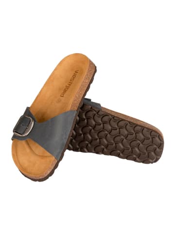 Westfjord Leren slippers "Hekla" antraciet