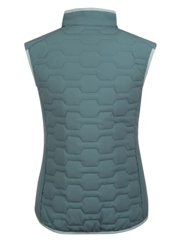 Westfjord Doorgestikte bodywarmer "Glymur" turquoise