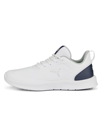 Puma Golfschuhe "Laguna Fusion" in Weiß/ Dunkelblau