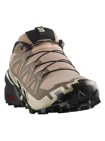 SALOMON Trailrunningschoenen "Speedcross 6" beige/zwart