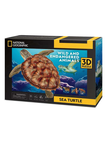 CubicFun 31tlg. 3D-Puzzle "Meeresschildkröte" - ab 8 Jahren