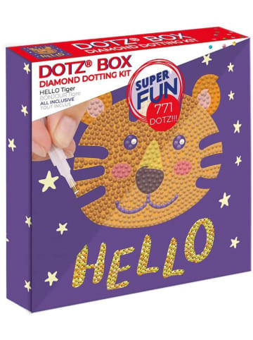 DIAMOND DOTZ Creativiteitsset "Diamond Painting Hallo Tijger" - vanaf 6 jaar