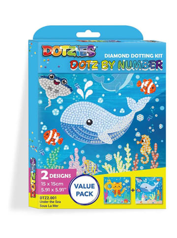 DOTZIES BY DIAMOND DOTZ Zestaw kreatywny "Diamond Painting Underwater world" - 6+