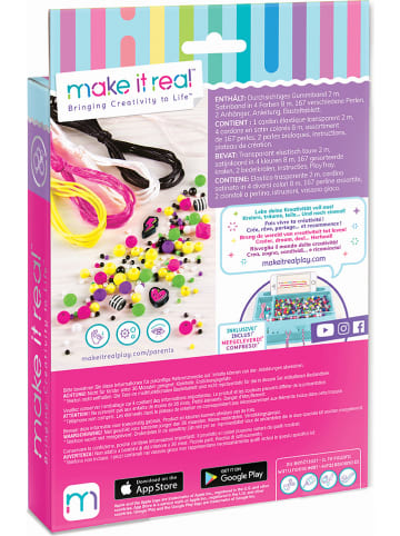 make it real Bastelset "Neon Retro Armbänder" - ab 8 Jahren
