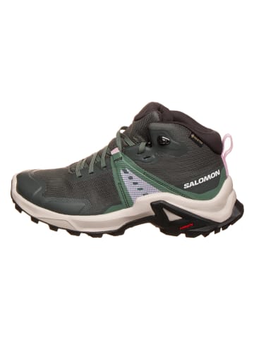 SALOMON Botki turystyczne "X Raise Mid GTX" w kolorze szaro-zielonym