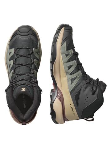 SALOMON Trekkingschuhe "X Ultra 360 GTX" in Beige/ Anthrazit