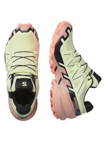 SALOMON Trailrunningschoenen "Speedcross 6 GTX" groen/lichtroze
