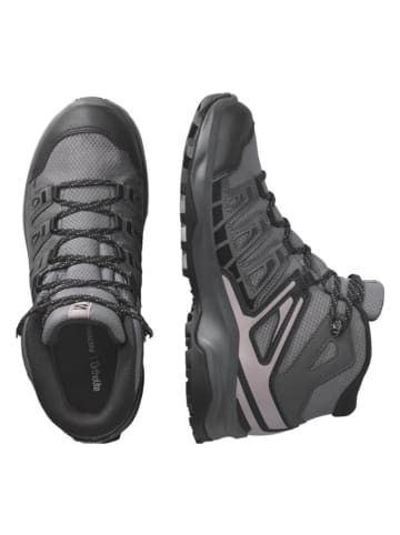 SALOMON Buty trekkingowe "Extegra GTX" w kolorze szarym