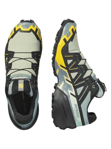 SALOMON Trailrunningschuhe "Speedcross 6" in Grün/ Gelb