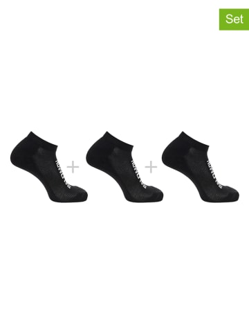 SALOMON 3er-Set: Funktionssocken "Everyday Low" in Schwarz