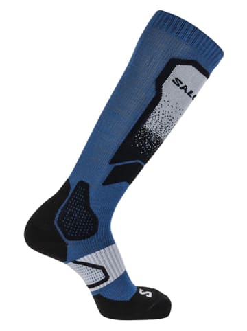 SALOMON Skarpety narciarskie "S/S/MAX" w kolorze niebiesko-czarnym