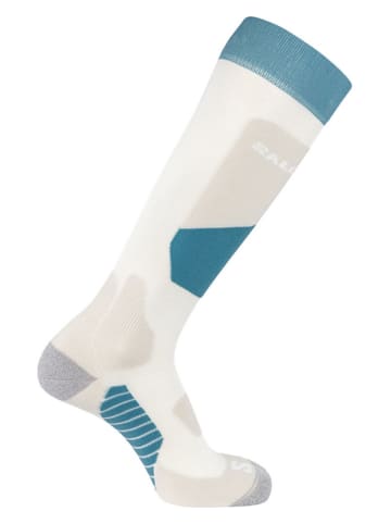 SALOMON Ski-/snowboardsokken "Access" crème/turquoise