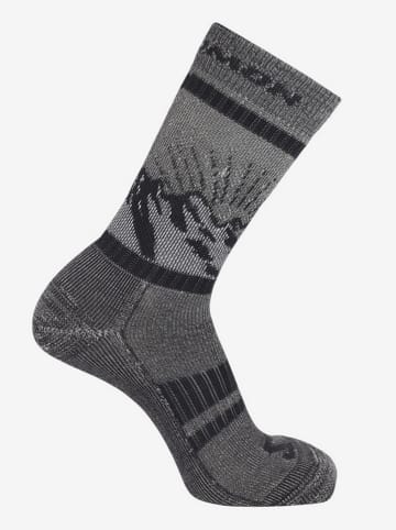 SALOMON Trekkingsokken "Retro Wool" grijs
