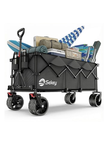 Sekey Bollerwagen "Sekey XXXL" in Grau - (B)97 x (H)57 x (T)123 cm
