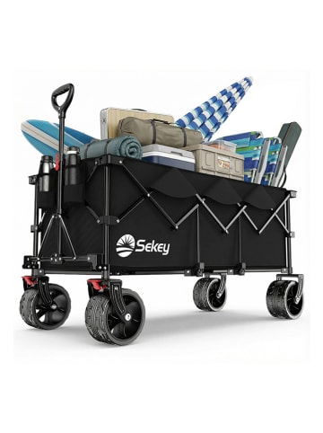 Sekey Bollerwagen "Sekey XXXL" in Schwarz - (B)97 x (H)57 x (T)123 cm