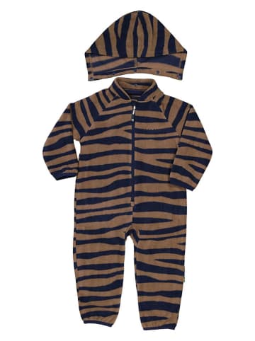 GEGGAMOJA Fleece pakje lichtbruin/donkerblauw