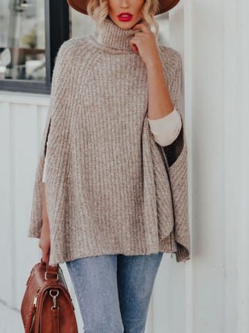 LA Angels Poncho in Beige