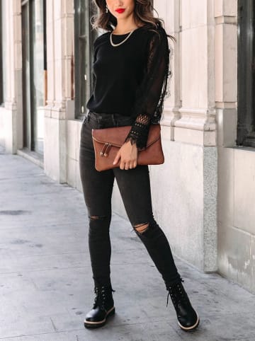 LA Angels Bluse in Schwarz