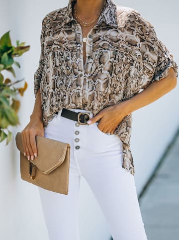 LA Angels Blouse lichtbruin/beige