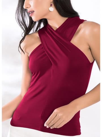 LA Angels Bluzka w kolorze bordowym