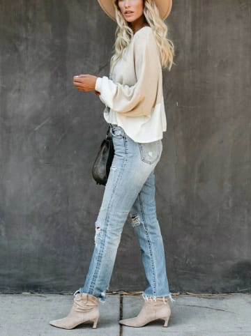 LA Angels Trui beige/wit/grijs