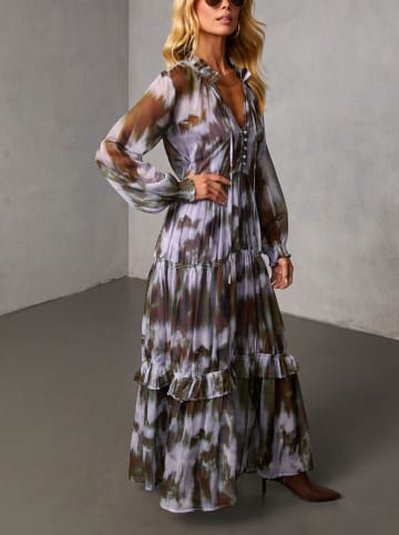 LA Angels Kleid in Hellblau/ Braun