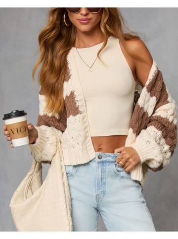 LA Angels Vest crème/bruin