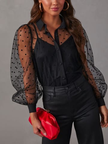 LA Angels Bluse in Schwarz