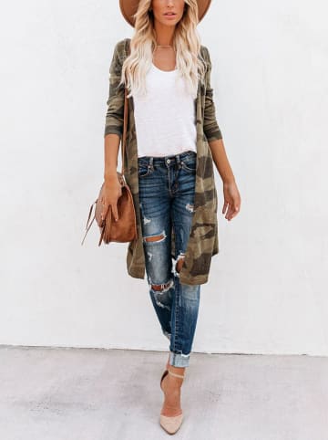 LA Angels Cardigan in Khaki