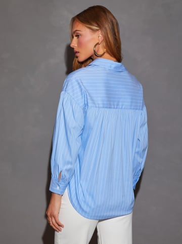 LA Angels Blouse lichtblauw/wit