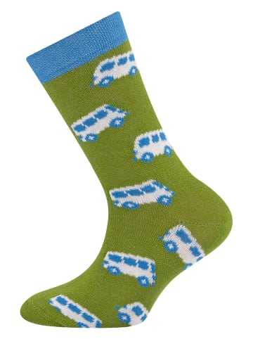 ewers 3er-Set: Socken in Beige/ Grün