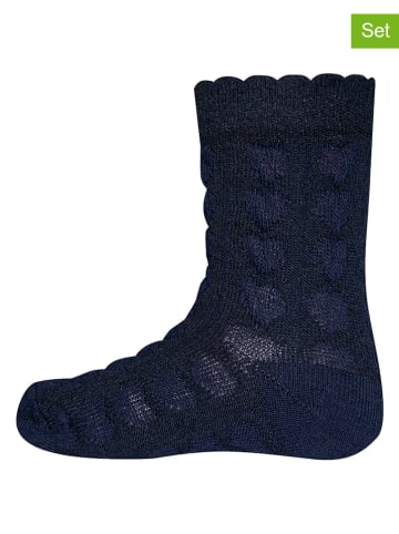 ewers 2er-Set: Socken in Dunkelblau