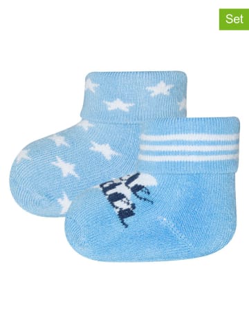 ewers 2er-Set: Socken in Hellblau