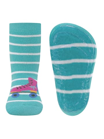 ewers ABS-Socken "SoftStep Roller Skate" in Türkis