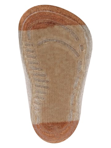 ewers 2er-Set: ABS-Socken "SoftStep Igel" in Hellbraun