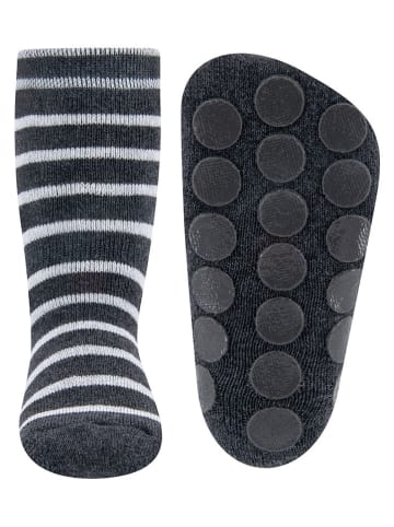 ewers 2er-Set: ABS-Socken in Grau/ Dunkelblau