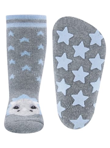 ewers 2er-Set: ABS-Socken in Grau/ Dunkelblau