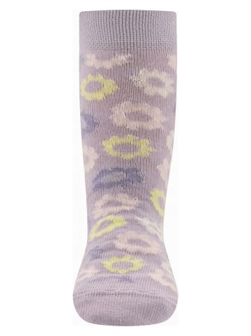 ewers 2er-Set: ABS-Socken in Beige/ Lila