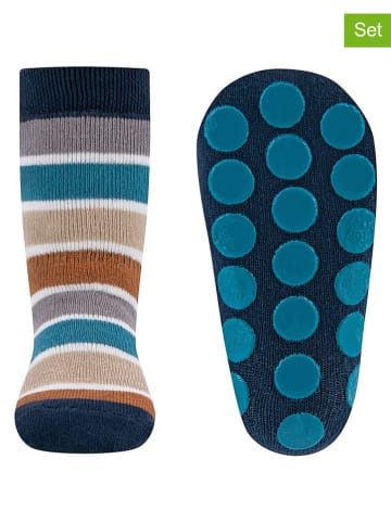 ewers 2er-Set: ABS-Socken in Bunt