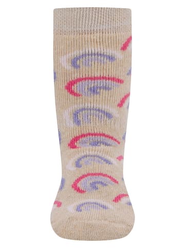 ewers 2er-Set: ABS-Socken in Beige/ Pink