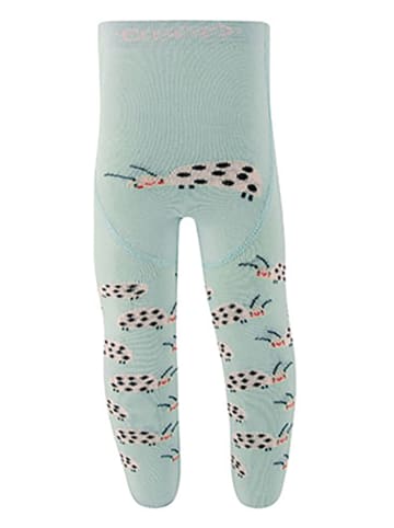 ewers Strumpfhose "Marienkäfer" in Hellblau