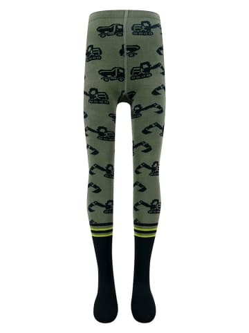 MaxiMo Strumpfhose in Khaki/ Schwarz