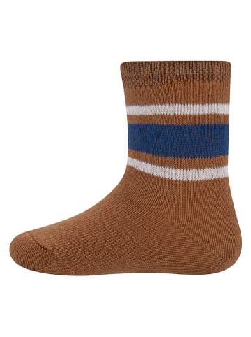 ewers 6er-set: Socken in Hellbraun/Dunkelblau/ Grau