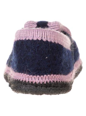 lamino Pantoffels "Bobby Herz" donkerblauw